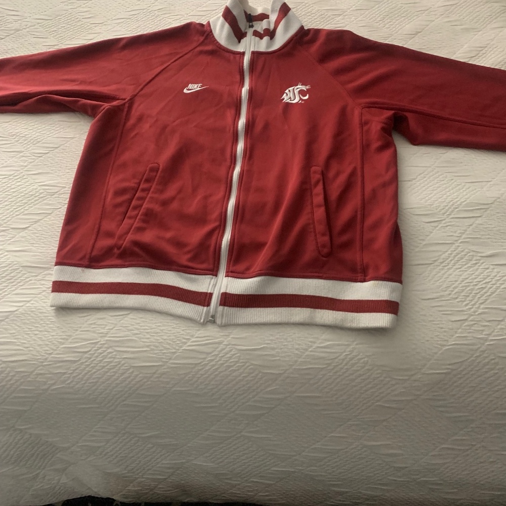 Washington State NIKE vintage logo track jacket Large